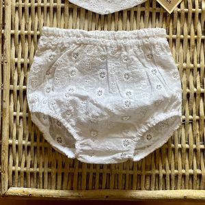 CUBRE PAÑAL BRODERIE  TALLA 3 MESES