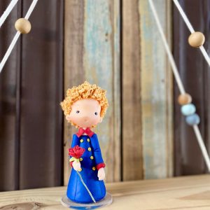 REPISA MADERA CON FIGURA PRINCIPITO GRANDE
