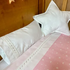SET CUNA COLECHO ESTRELLA LUNA ROSA