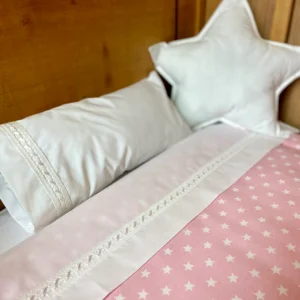 SET CUNA COLECHO ROSA ESTRELLA